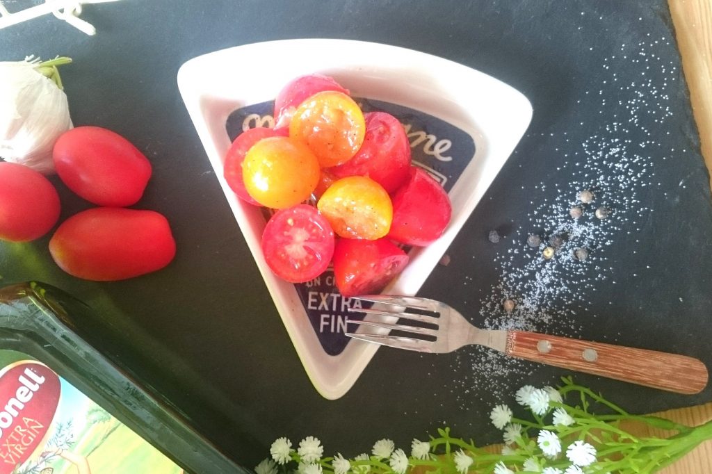 トマトと金柑のマリネ